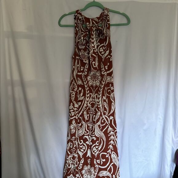 Women's Printed Halter Maxi Dress size M - Picture 6 of 11
